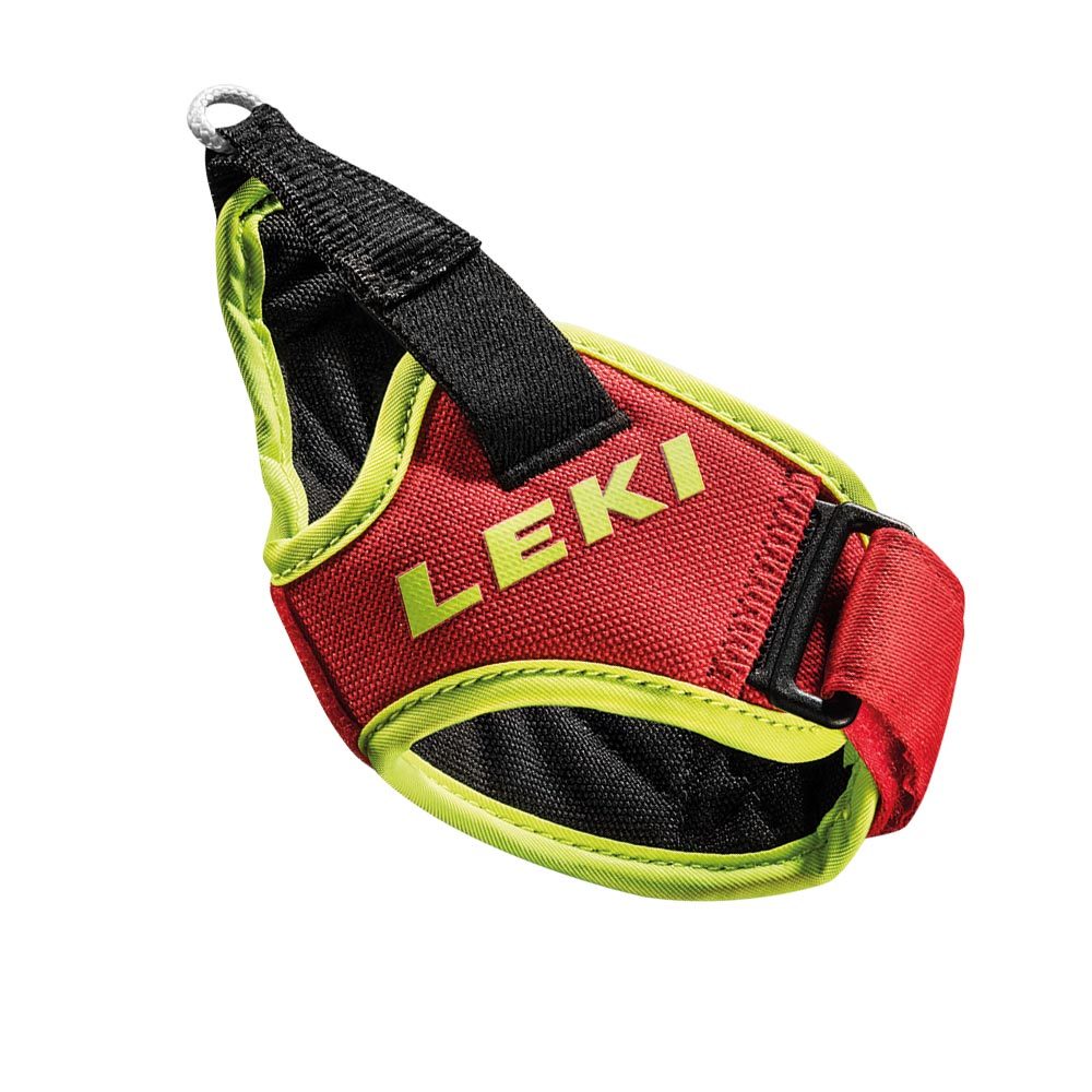 LEKI TRIGGER 3D/S FLAME STRAP ネオンレッド  M-L-XL/フリーサイズ NEWLOGOバージョンの画像4