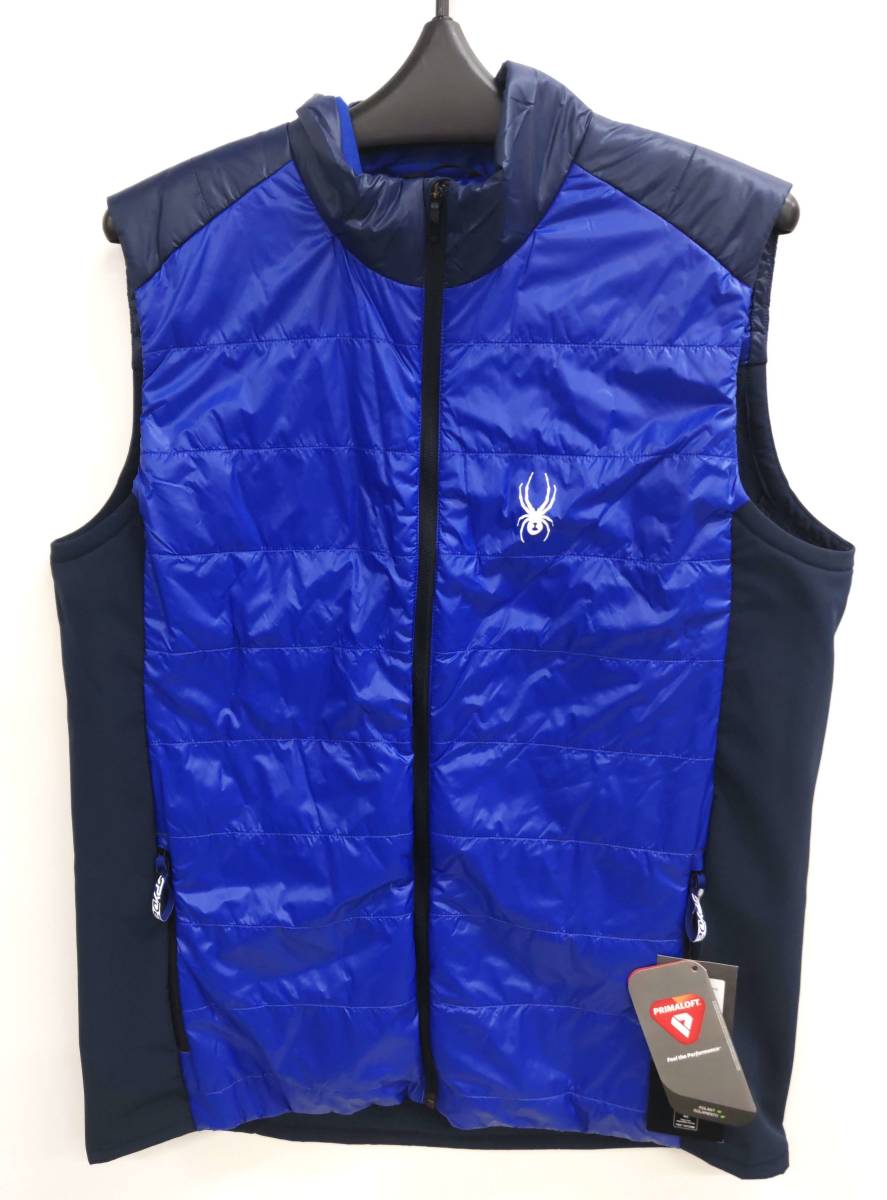 24SPYDER　GLISSADE VEST　EBL　USサイズ？/XL（日本の場合は概ねXXLサイズかな？？）即決・現品限り_画像1