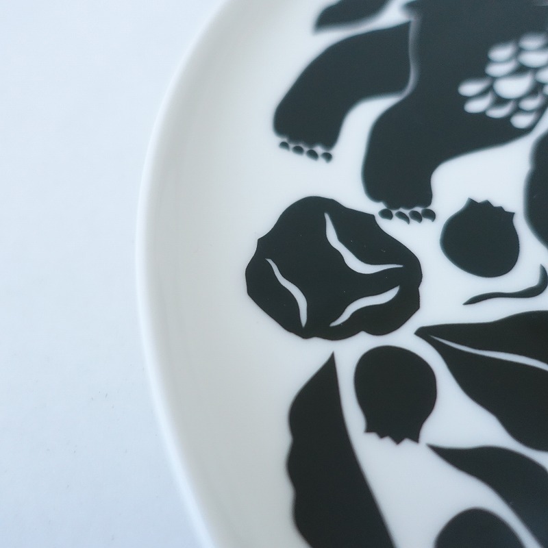 //[ Северная Европа ]2021 год только лето / Marimekko marimekko *karuf emo (. медведь ) plate 20cm*. тарелка посуда . медведь [ керамика ](wa84-2312-33)[40B42a]