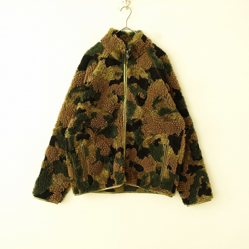 //【定価9.6万】オールドマンズテーラー R&D.M.Co- *TERRER CAMO REVERSIBLE ZIP BLOUSON*Mボアジャケット(jk25-2401-301)【80B42】_画像1