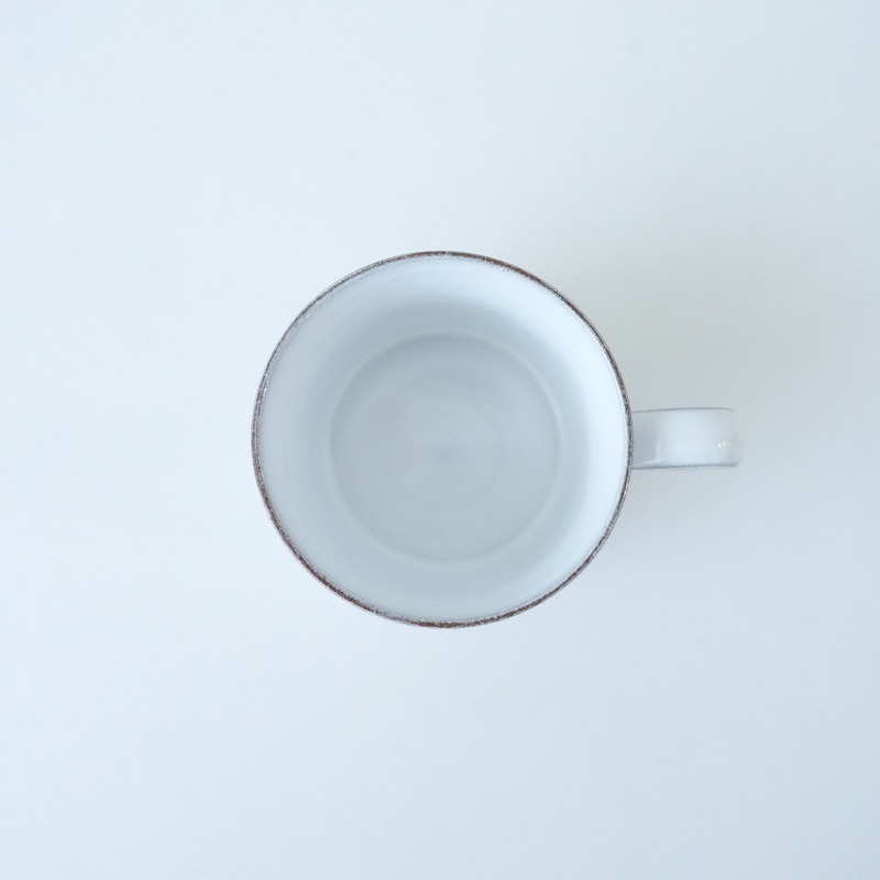 //【北欧】美品/ヨナス リンドホルム Jonas Lindholm *ホワイトラインマグ*コップ食器コーヒー【陶器】(wa84-2312-140)【01B42】_画像4