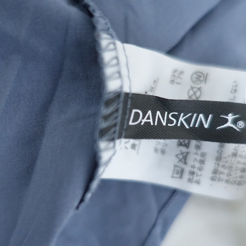 //【美品】ダンスキン DANSKIN *YOGI CLOTH TANK タンクトップ*M-DAノースリーブシャツブルーグレー(33-2402-32)【02B42】_画像6