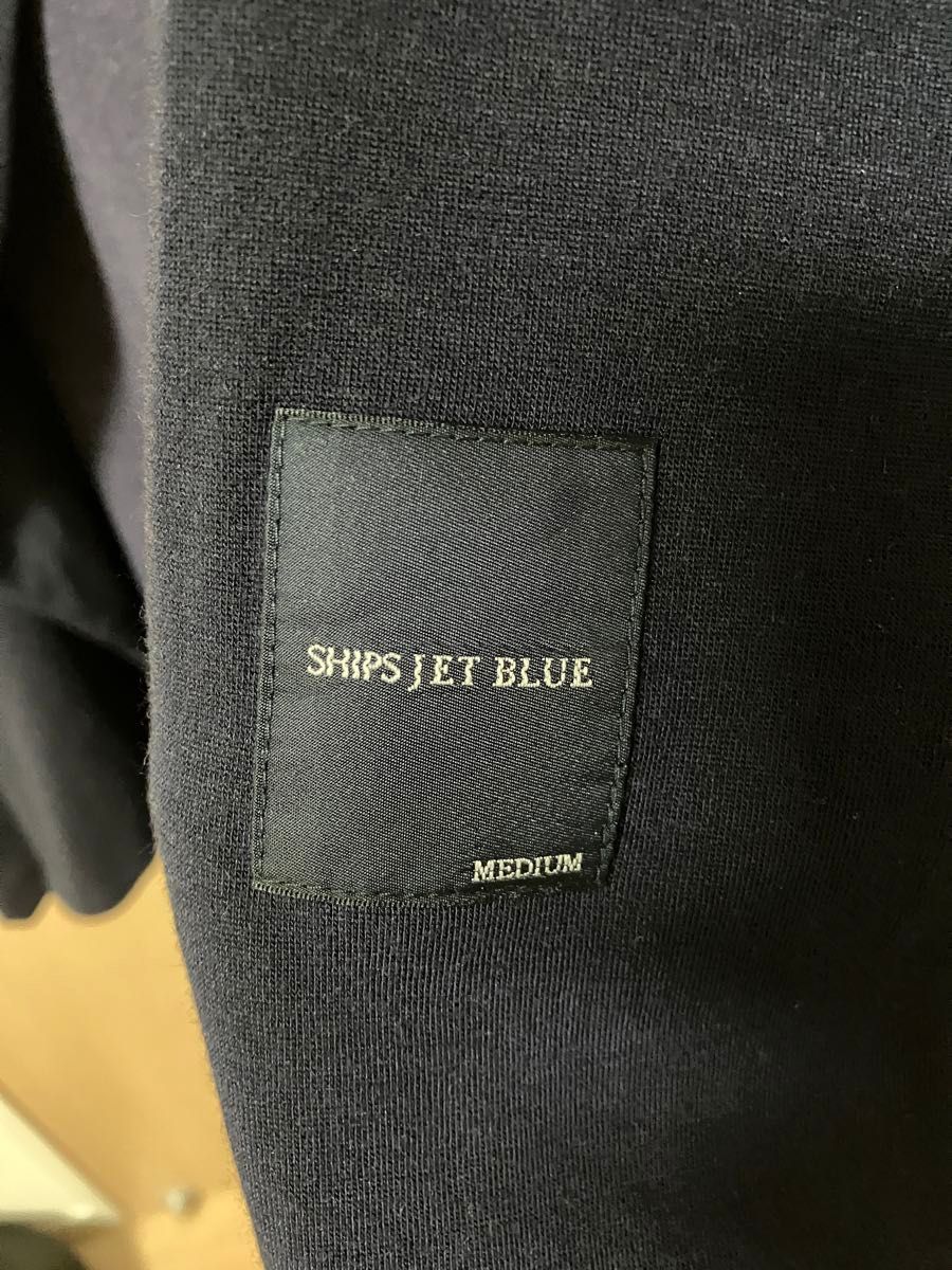 【ships jet blue】メンズ　フードカーディガン　Mサイズ