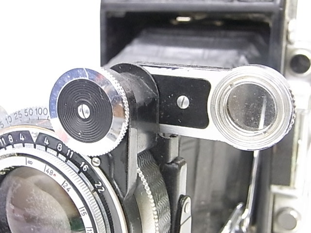 e11182　ZEISS IKON SURERIKONTA/Tessar 1:3.5 f=105mm　ツァイス・イコン　イコンタ　蛇腹カメラ　シャッターOK_画像8