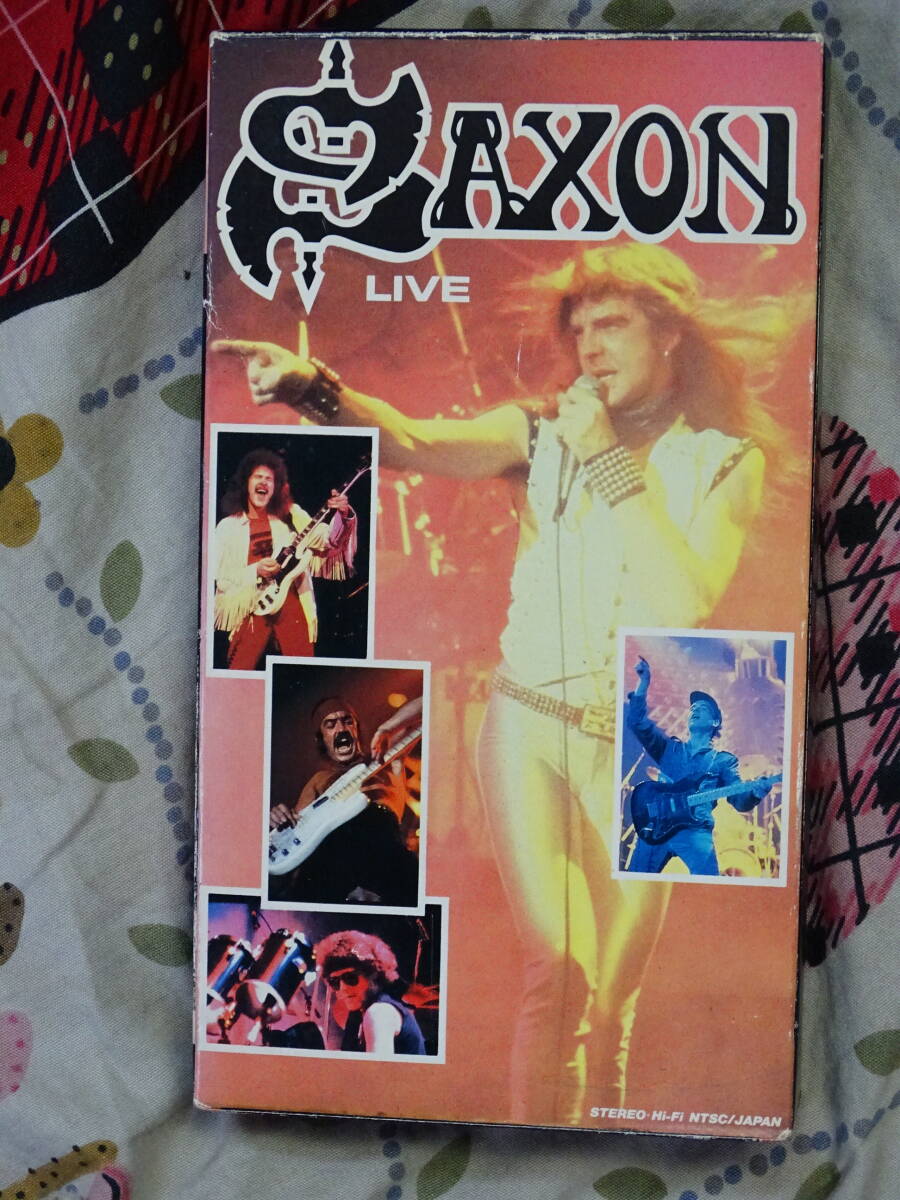 ハードロック saxon live vhs