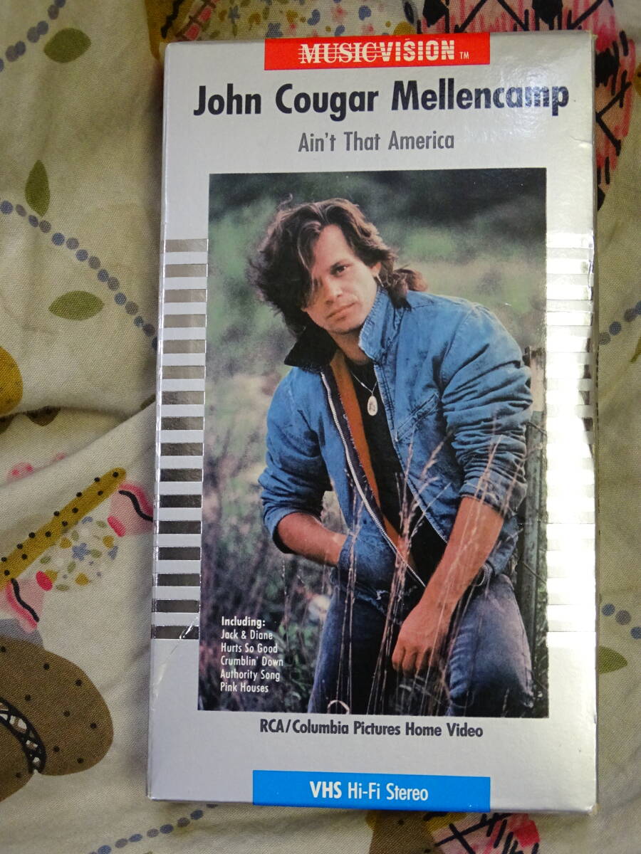 ジョン・クーガー・メレンキャンプ(John Cougar Mellencamp)「Ain't That America」vhs_画像1