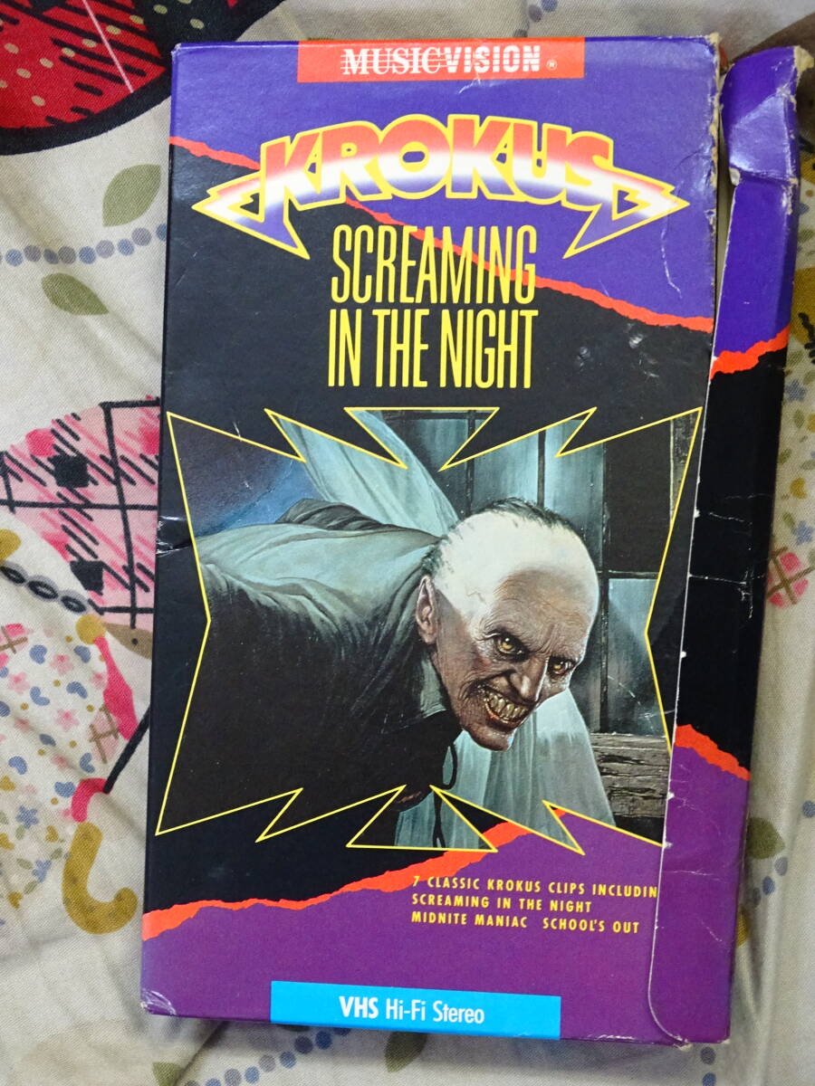 ハードロック Krokus Screaming In the Night (1986, VHS)