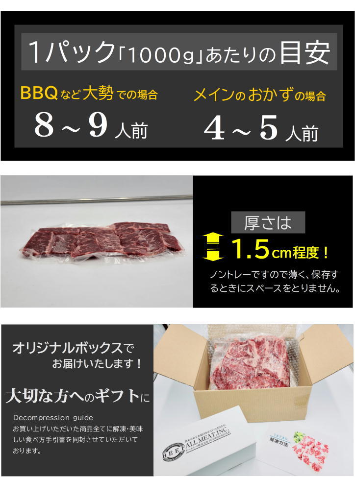 牛ハラミ　やわらか仕上げ　メガ大盛り1kg 　ジューシー　特選牛ハラミ_画像8