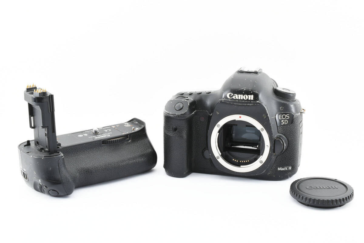 ■現状品■ Canon キヤノン EOS 5D Mark III デジタル一眼レフカメラ ボディ + BG-E11 バッテリーグリップ #2750_画像1