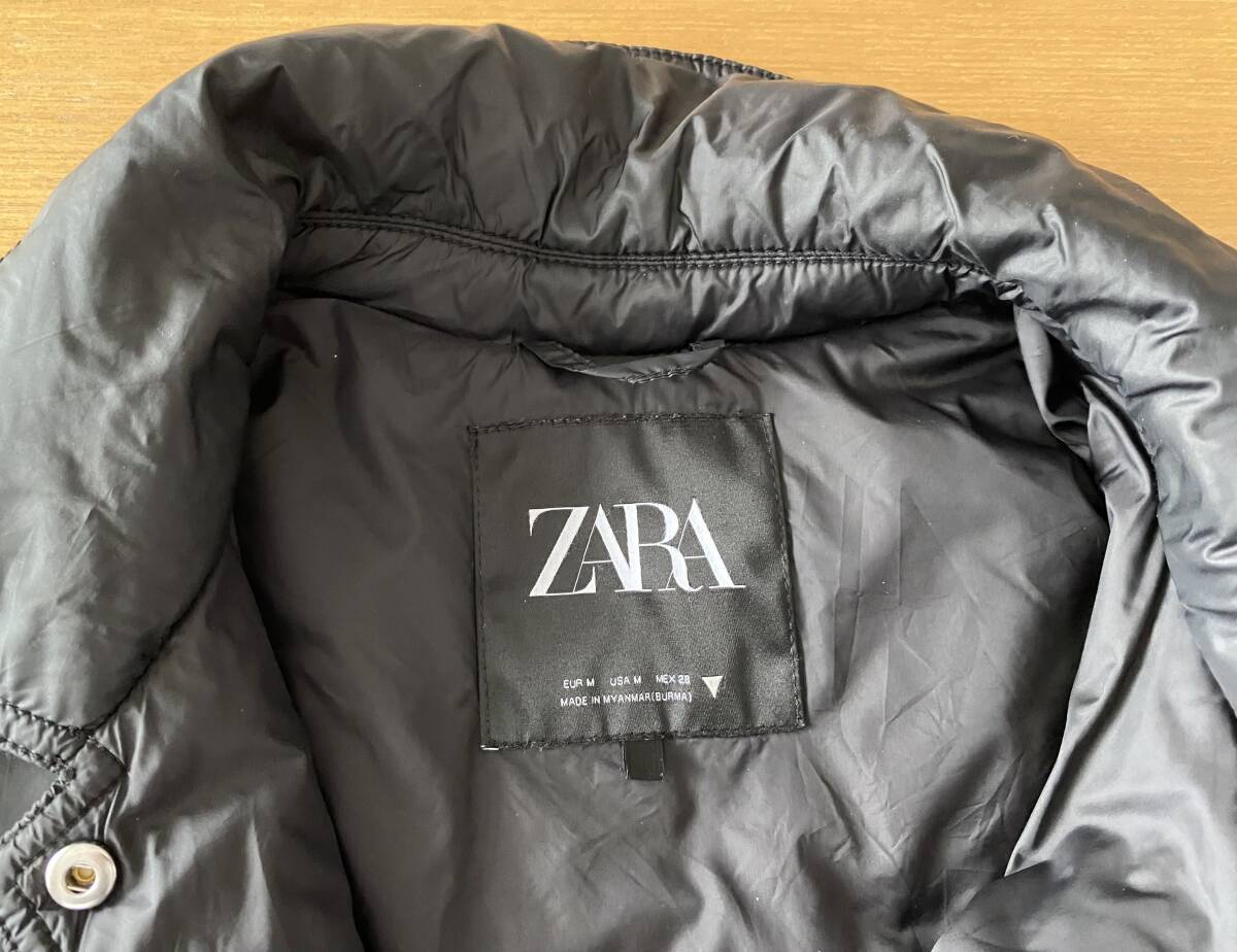 ZARA ザラ 中綿 シャツジャケット 女性用Mサイズ_画像3