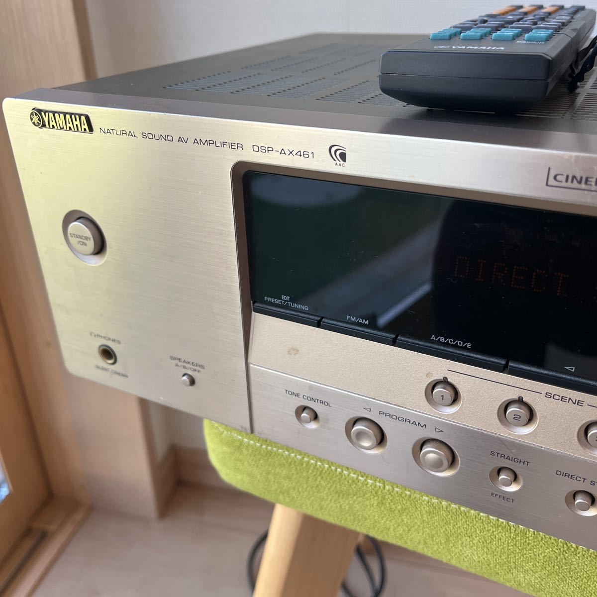 YAMAHA SOUND AV AMPLIFIER DSP-AX461 AVアンプ 中古品_画像2