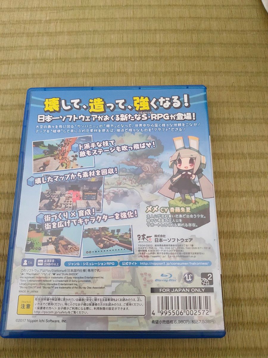 PS4ソフト ハコニワカンパニワークス 動作確認済み