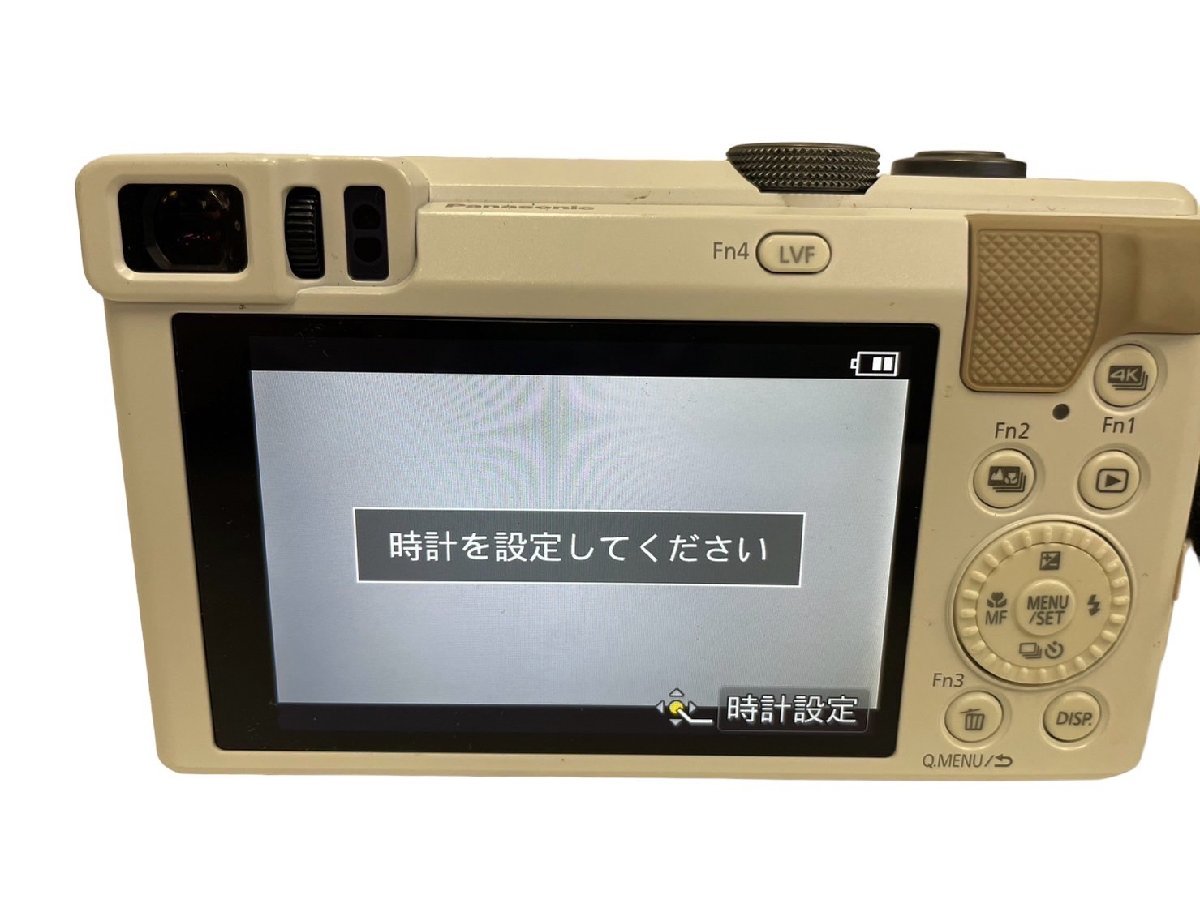 Panasonic パナソニック LUMIX DMC-TZ85 デジタルカメラ デジカメ カメラ 4K WiFi ホワイト 動作確認済_画像5
