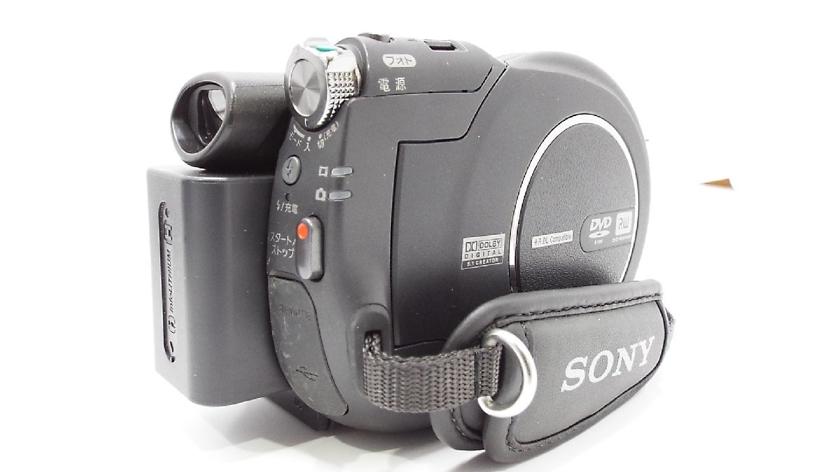 【u1122】ビデオカメラ 2台 SONY Handycam CCD-SC55 /HDR-UX5/動作未確認 ジャンク　格安スタート 栃木発着払い　_画像4