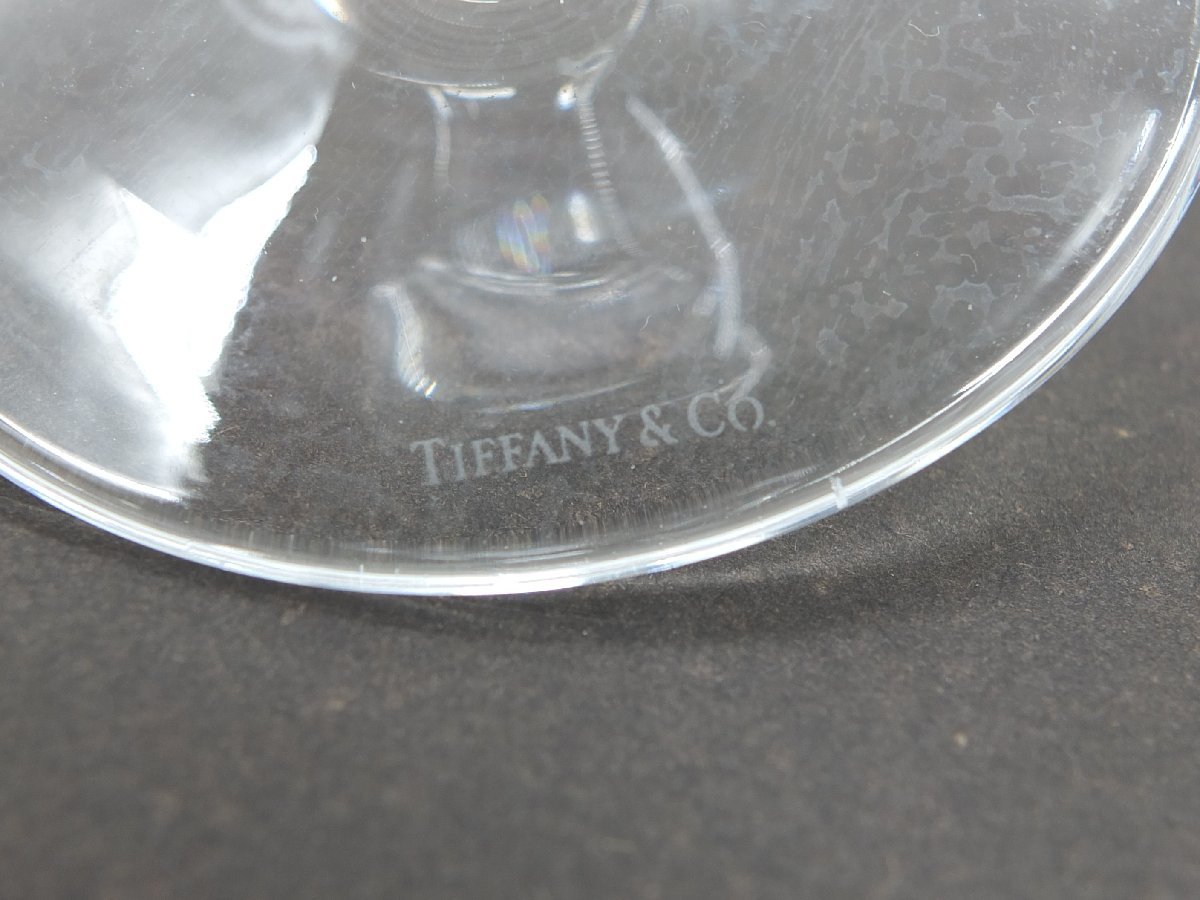 【z26080】 TIFFANY&Co. ティファニー ペア ワイングラス スウィング 箱無し 格安スタートの画像5