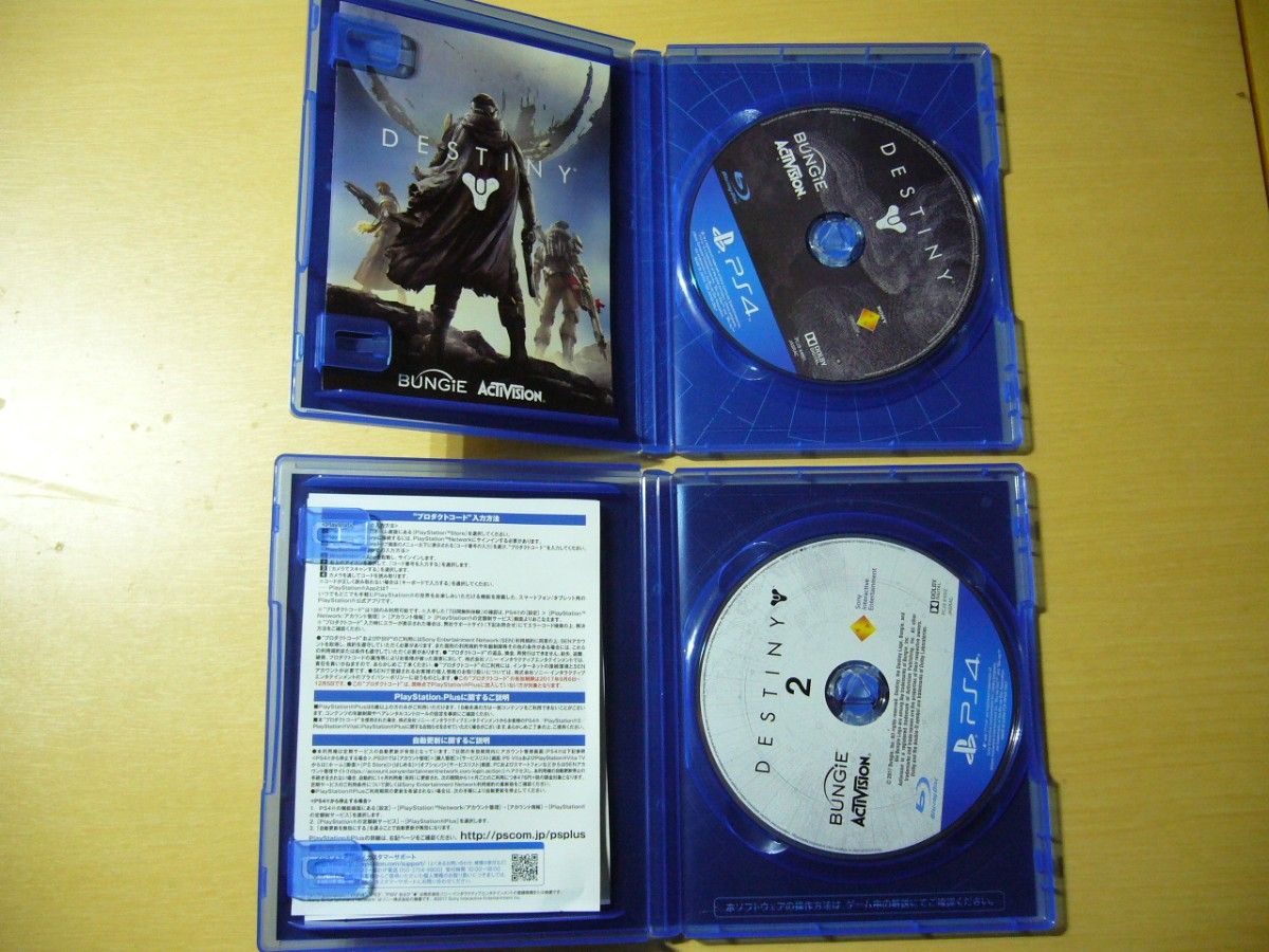 ■　PS4　ソフト　DESTINY1、DESTINY2　セット　中古