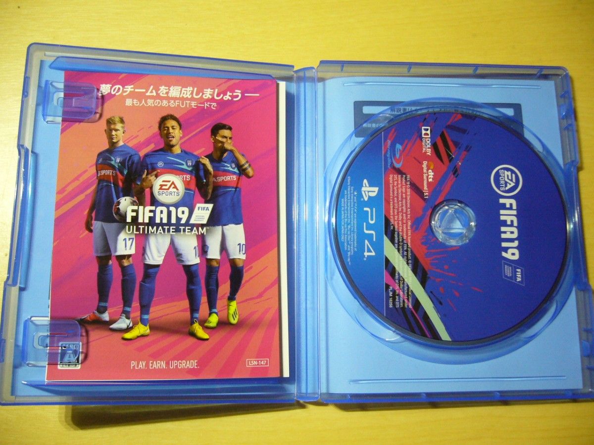 ■　PS4　 ソフト　 FIFA19   中古