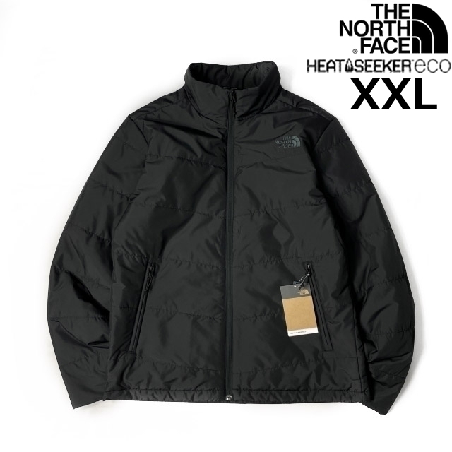 1円～!売切!【正規新品】THE NORTH FACE◆JUNCTION INSULATED JACKET 中綿ジャケット US限定 軽量 ロゴ刺繍 アウトドア(XXL)黒 190122-50_画像1