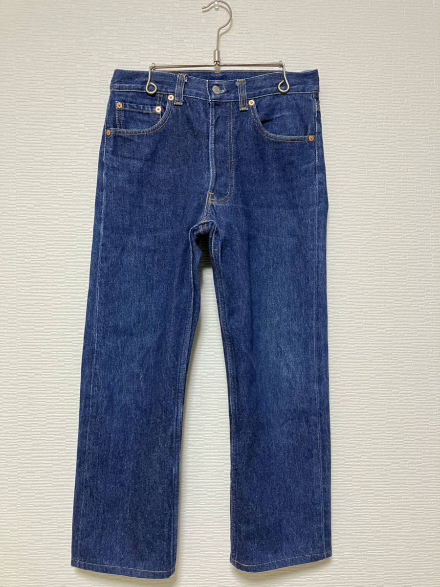 80's USA製 old vintage Levi's 501 denim pants オールド ビンテージ リーバイス デニムパンツ ジーンズ 濃紺 W29 インディゴ アメカジ_画像2