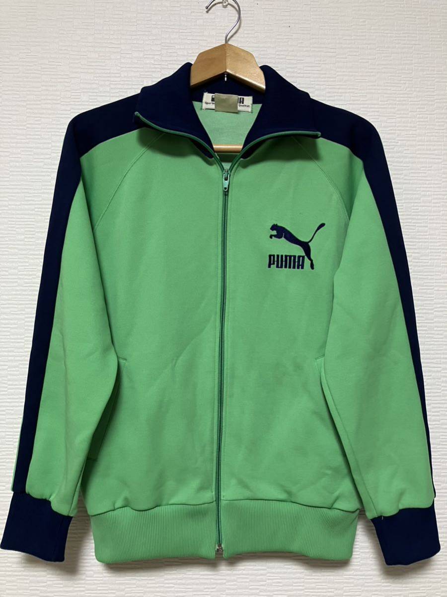 80's 日本製 ヴィンテージ ヒットユニオンプーマ トラックジャケット トラックトップ vintage PUMA ジャージ オールド ビンテージ M_画像1