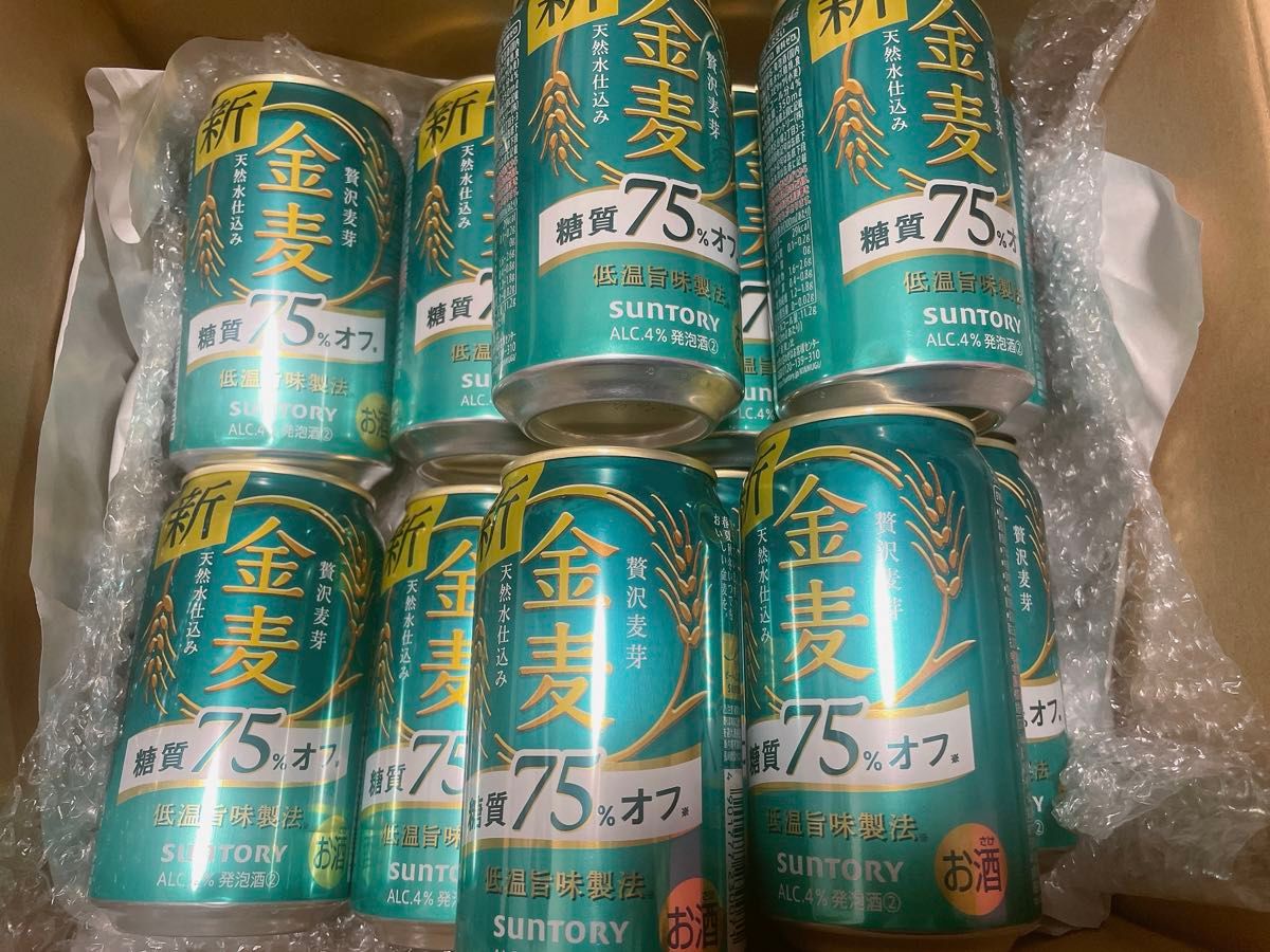 金麦糖質75%オフ　350ml×12本　サントリー　発泡酒　 ビール