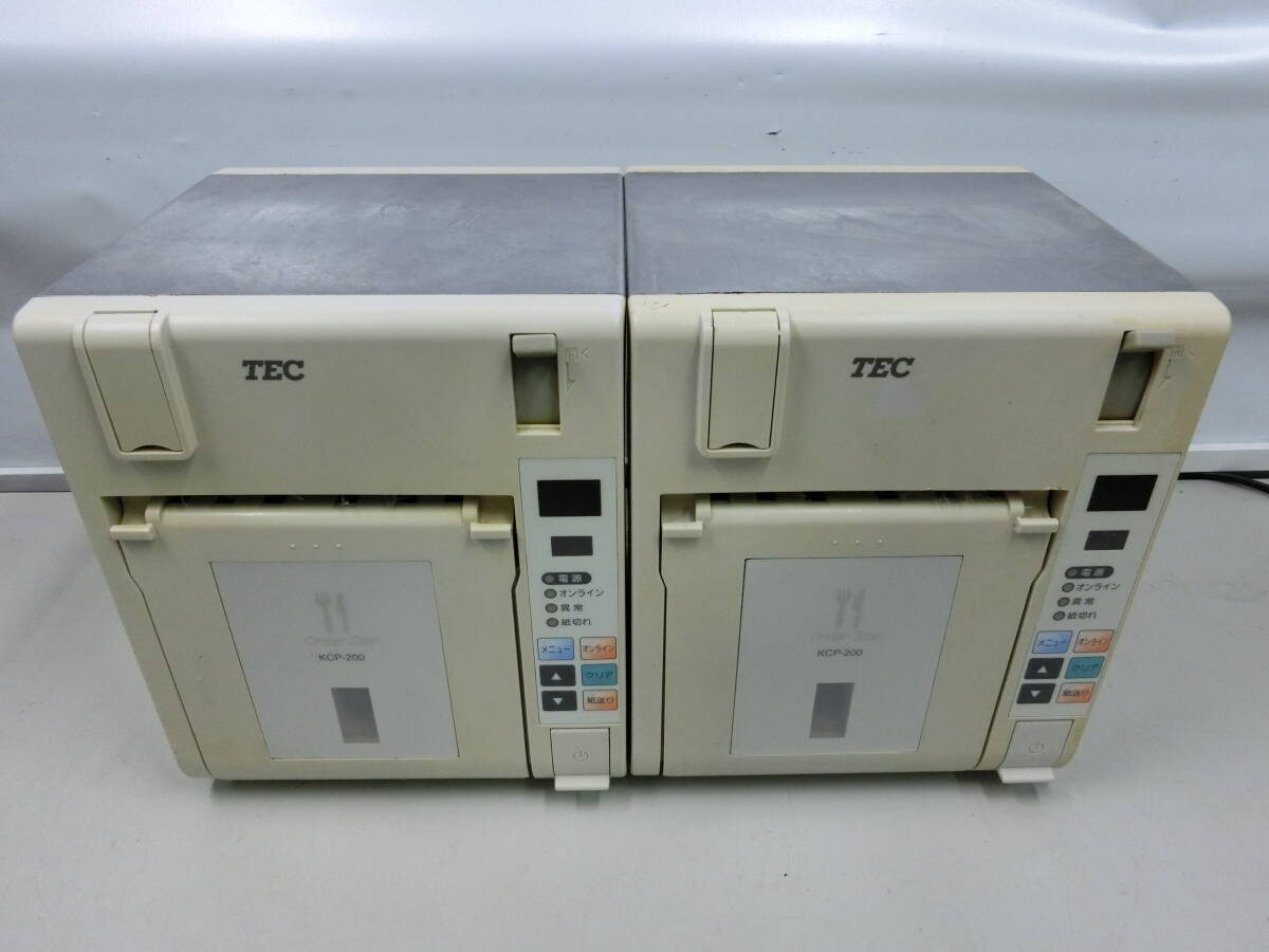 ▲▽TEC/東芝テック キッチン・リモートプリンター ★OrderStar KCP-200 ２台セット△▼の画像1