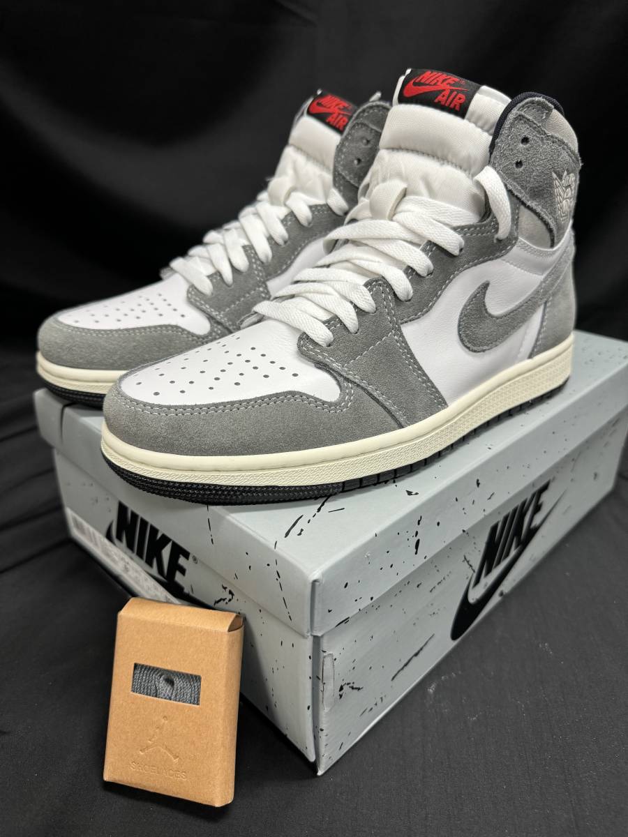 【新品未使用 NIKE AJ1ハイ】ブラック アンド スモークグレー 26.5cm　ウォッシュドヘリテージ　エアジョーダンRETRO HIGH OG_画像1