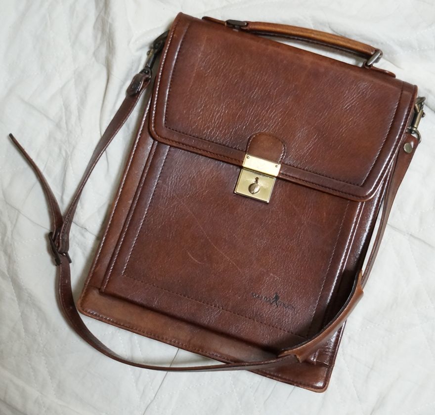 MASTER TOUCH original leather shoulder bag ma starter chi Vintage 