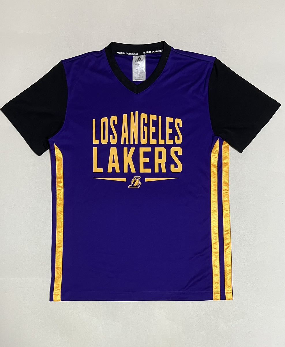 送料無料 美品 NBA adidas ロサンゼルス・レイカーズ Tシャツ