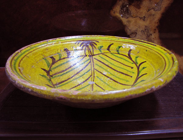 ★アフリカ陶器★1880年代時代物　お皿・ボウル径約30.0cm★_画像2