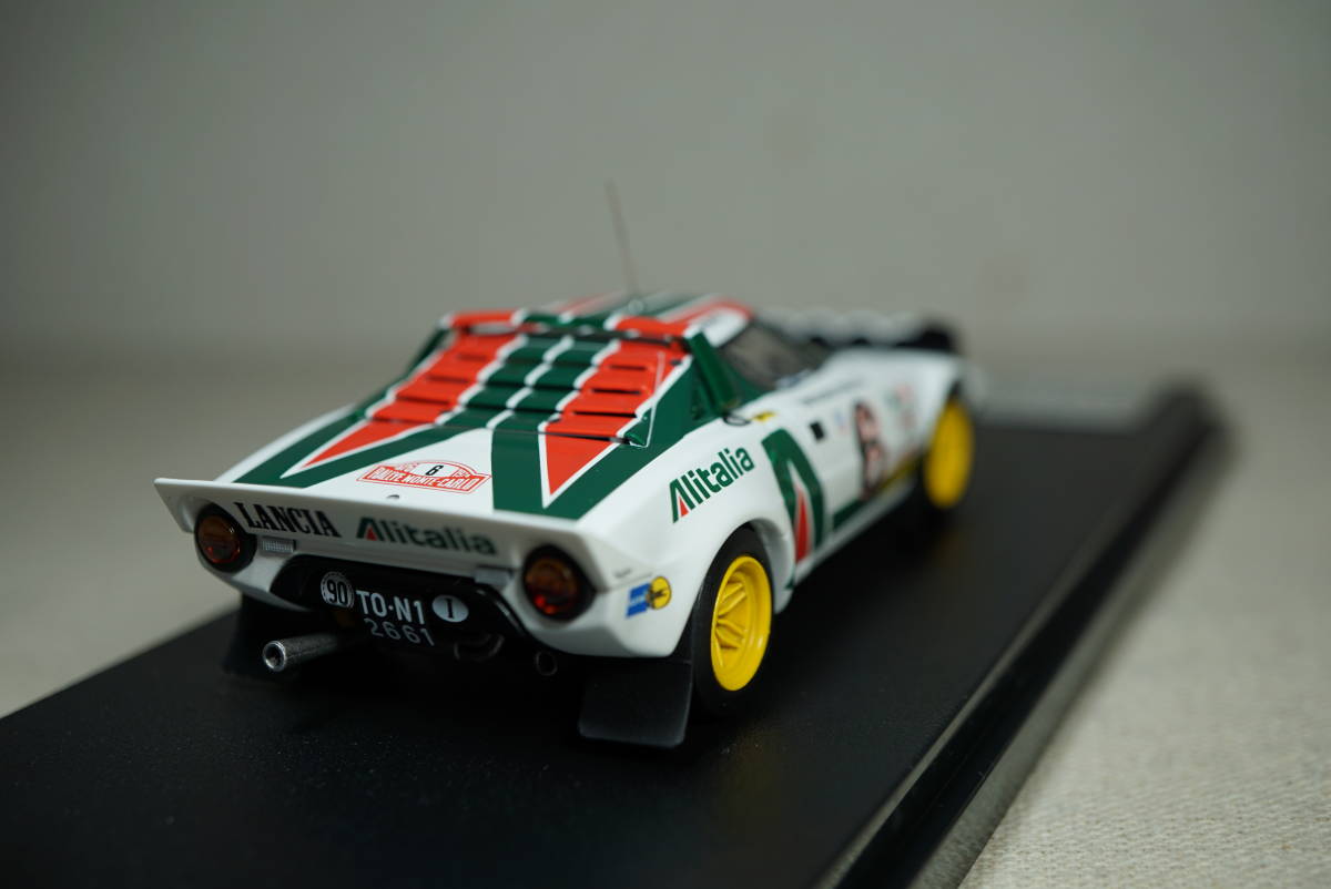 1/43 ワルデガルド モンテ 2位 hpi Lancia Stratos HF #6 Waldegard 1976 Monte Carlo 2nd ランチア ストラトス アリタリア_画像7