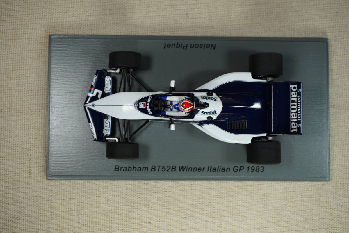 1/43 ピケ イタリア 優勝 spark Brabham BT52B BMW #5 Piquet 1983 Italian GP winner ブラバム Parmalat パルマラット FILA フィラ BT52 B_画像4