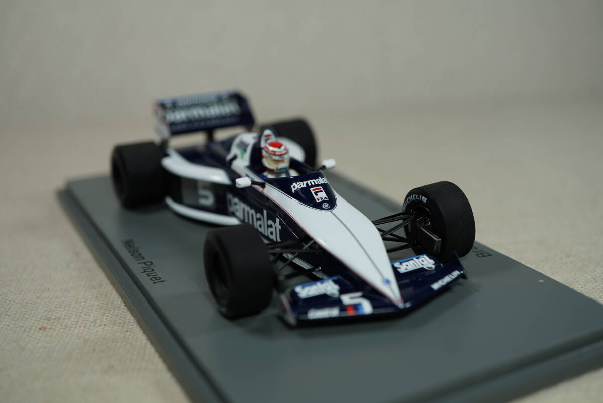 1/43 ピケ イタリア 優勝 spark Brabham BT52B BMW #5 Piquet 1983 Italian GP winner ブラバム Parmalat パルマラット FILA フィラ BT52 B_画像8