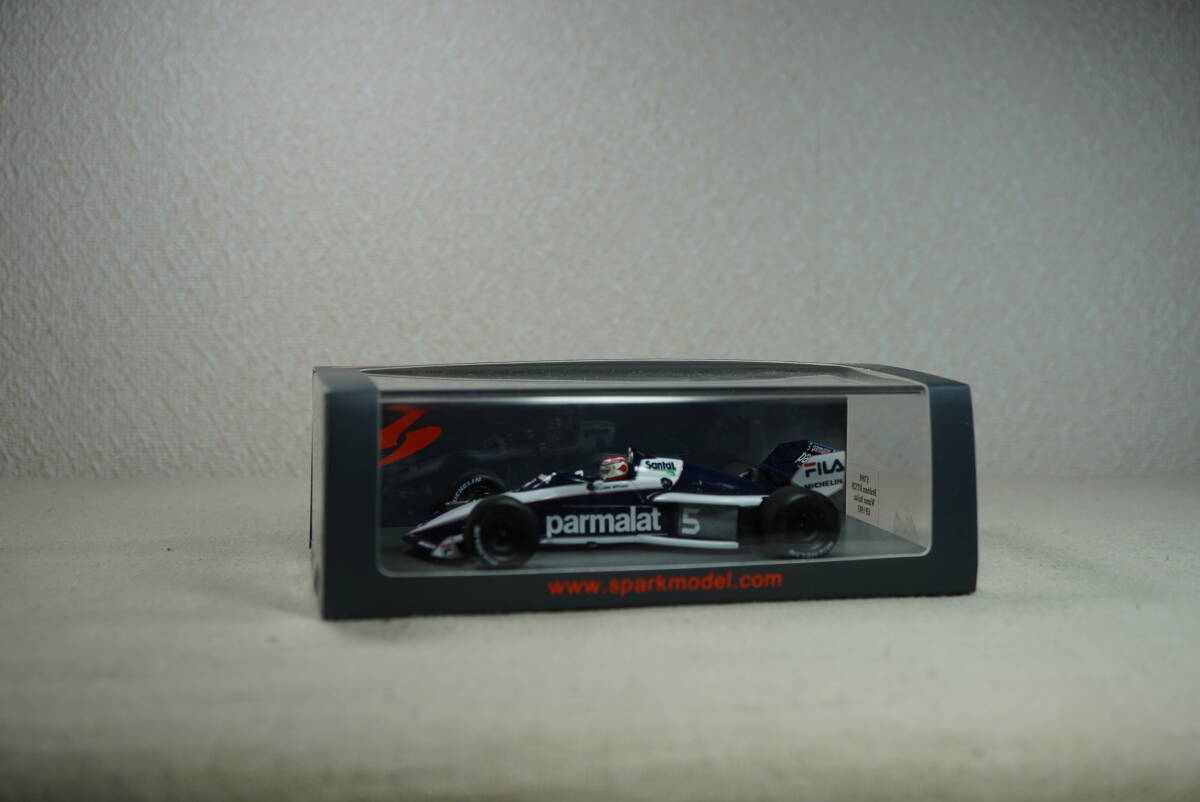 1/43 ピケ イタリア 優勝 spark Brabham BT52B BMW #5 Piquet 1983 Italian GP winner ブラバム Parmalat パルマラット FILA フィラ BT52 B_画像10