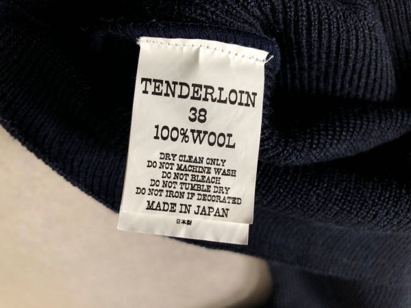 美品●TENDERLOINS●USN ヴィンテージ レプリカ ウール ニット セーター●テンダーロイン_画像8