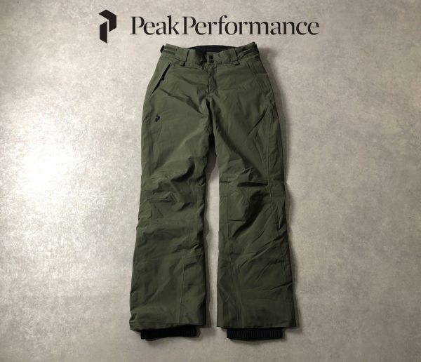 新品・定価3.9万●PeakPerfoemance●W ANIMA PANTS スノーボード スキーウェア パンツ●ピークパフォーマンス●カーキ_画像1