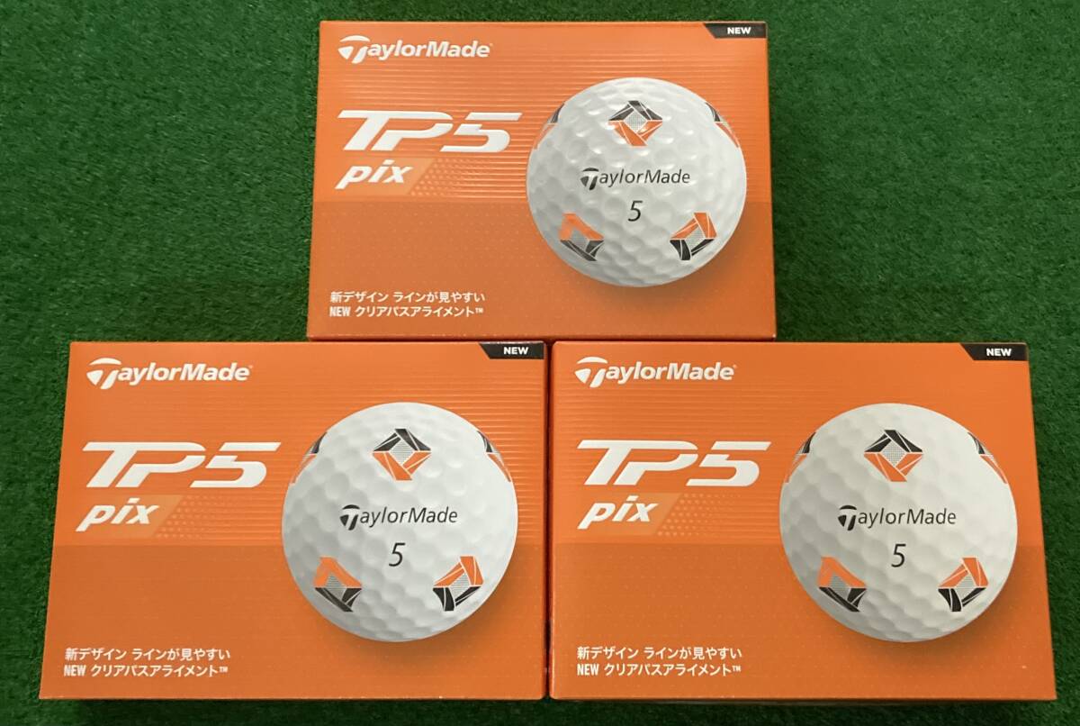 新品　New TP5 PIX ボール　3ダース　テーラーメイド