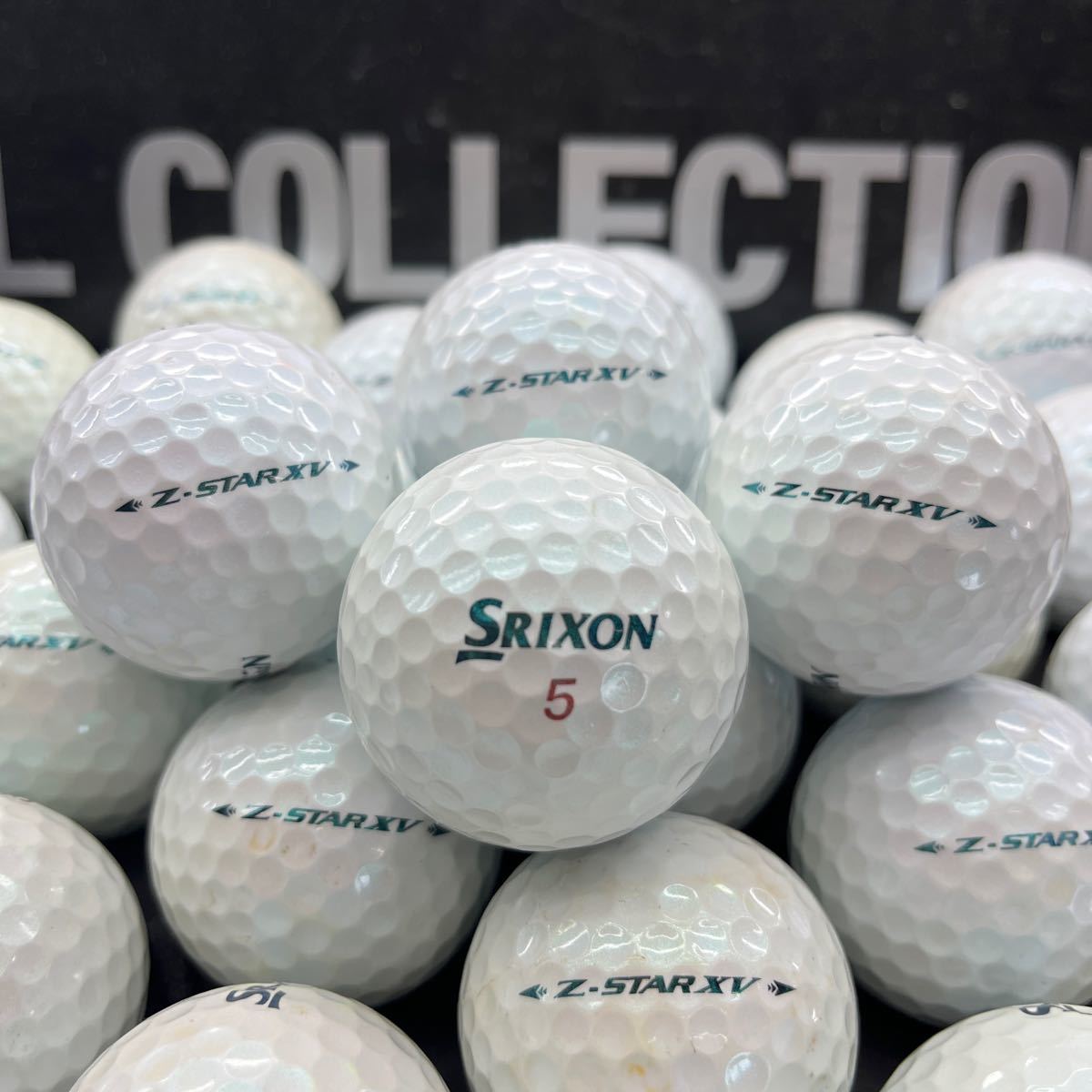 No.817【ロストボール・スリクソン SRIXON ・Z-STAR XV ・2021年モデル・ロイヤルグリーン・ABランク・36球】_画像1