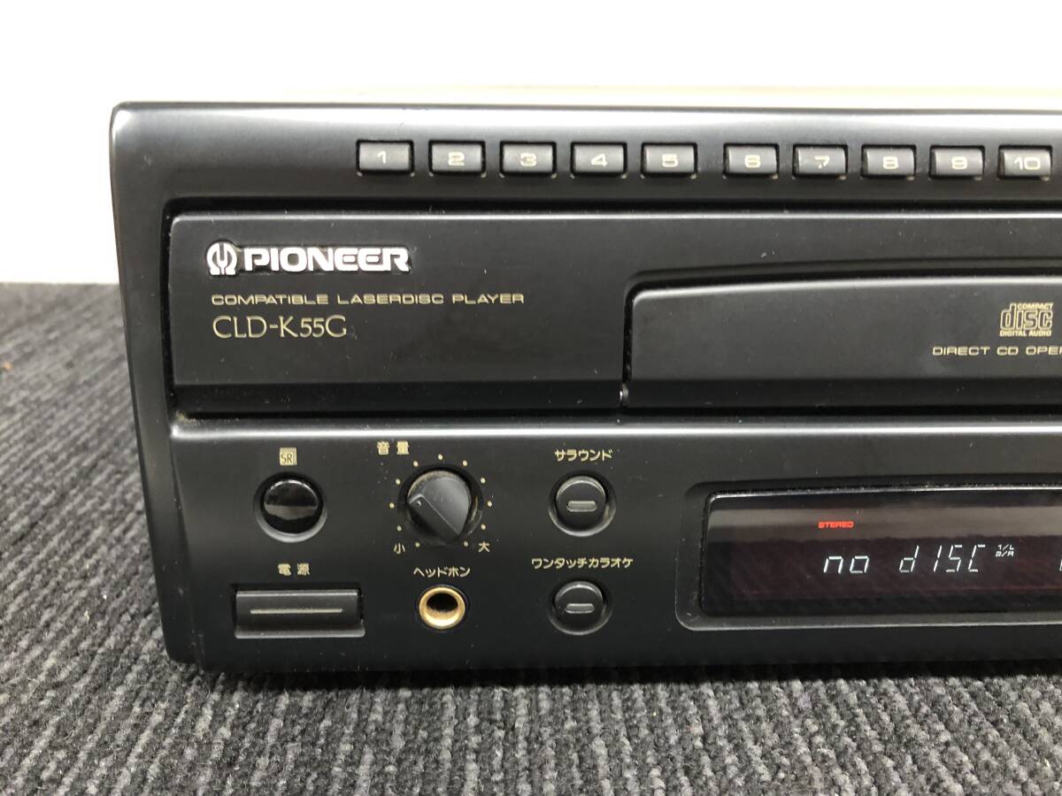 312☆Pioneer CLD-K55G パイオニア レーザーディスクプレーヤー LD