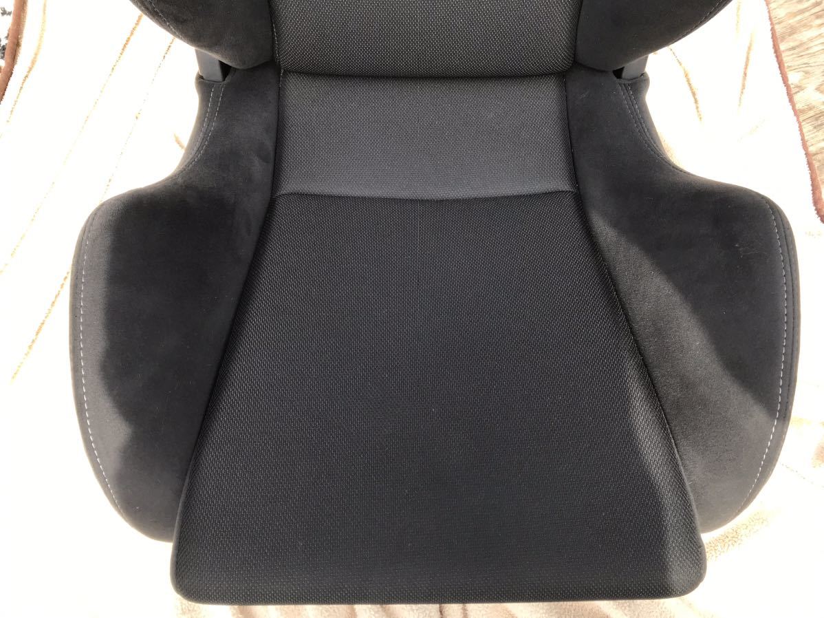 レカロRECARO セミバケットシート SR-7 黒アルカンターラ_画像4