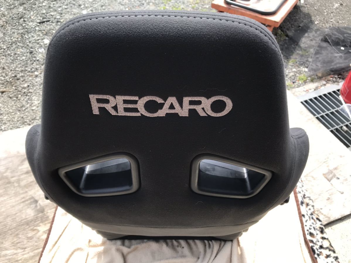 レカロRECARO セミバケットシート SR-7 黒アルカンターラ_画像3