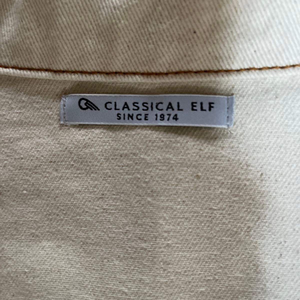 CLASSICALELF ゆるっとラフシルエット Bigホワイトデニムジャケット