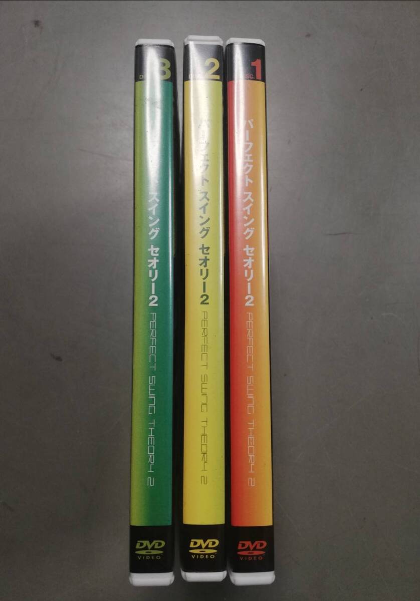 安楽拓也　パーフェクトスイングセオリー２　ゴルフ　DVD　3巻セット　_画像2