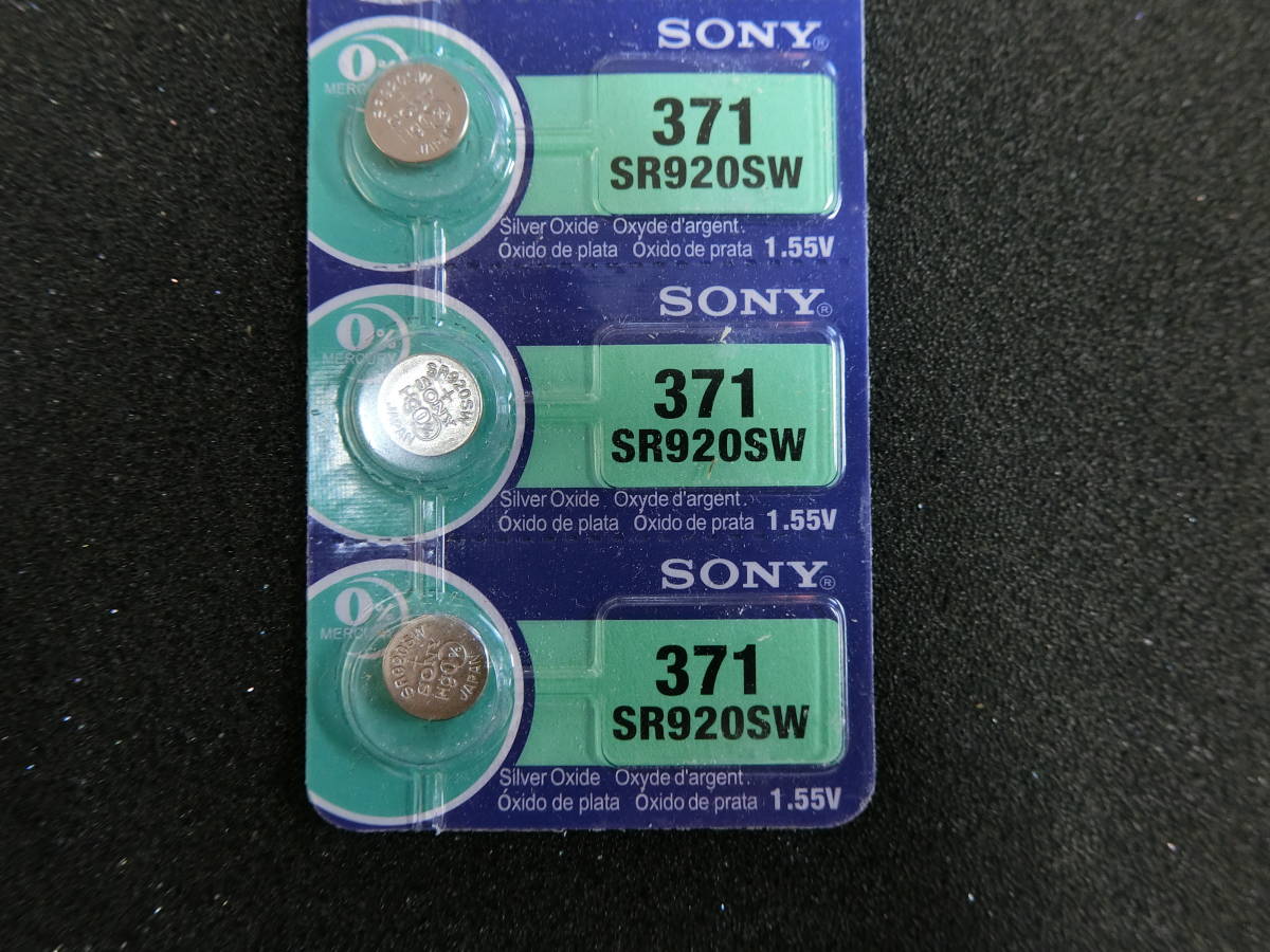 【新品 5個セット】ソニー SR920SW コイン型リチウム電池 ボタン電池 コイン電池 時計用電池 腕時計 酸化銀電池 SONY 即納可能_画像2