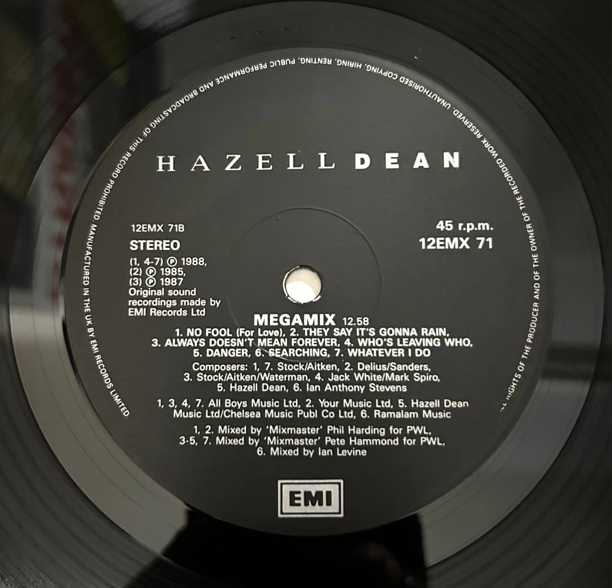 0523)HAZELL DEAN ⑩ 12 дюймовый TURN IT INTO LOVE/MEGAMIX