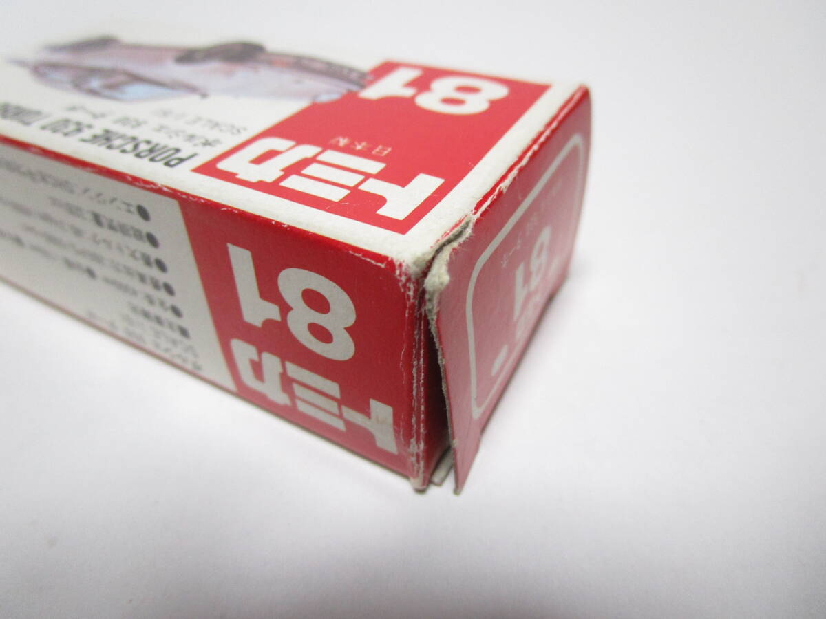 赤箱トミカ NO.81 ポルシェ930 ターボ 日本製 レッド_画像8