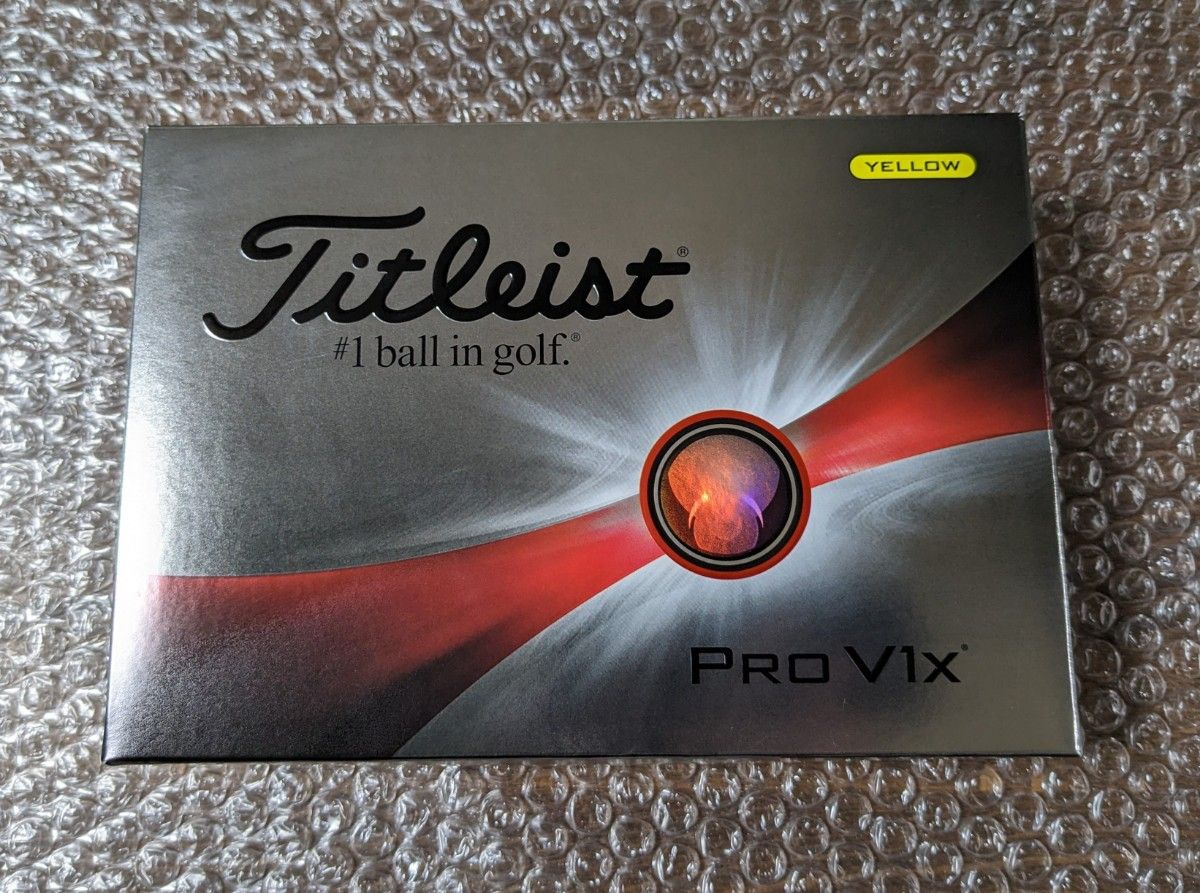 新品  国旗マーカー付き　タイトリスト PRO V1Xイエロー 1ダース 