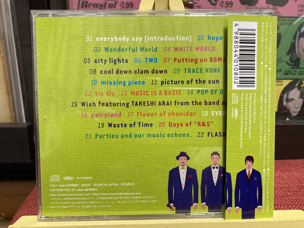 【CD】FRONTIER BACKYARD ☆ Best Selections 国内盤 14年 Niw Records 10周年記念 ベスト盤 band apart 帯付き 良品_画像2
