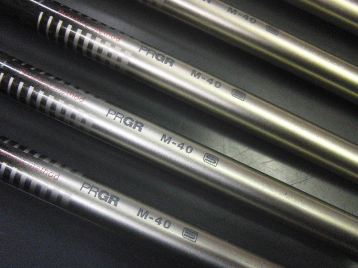 プロギア◆ｉＳ3　５０1 ＦＯＲＧＥＤ アイアンセット 5-Pw、6本◆PRGRオリジナルカーボン MeatSHAFT M40-FLEX_画像5