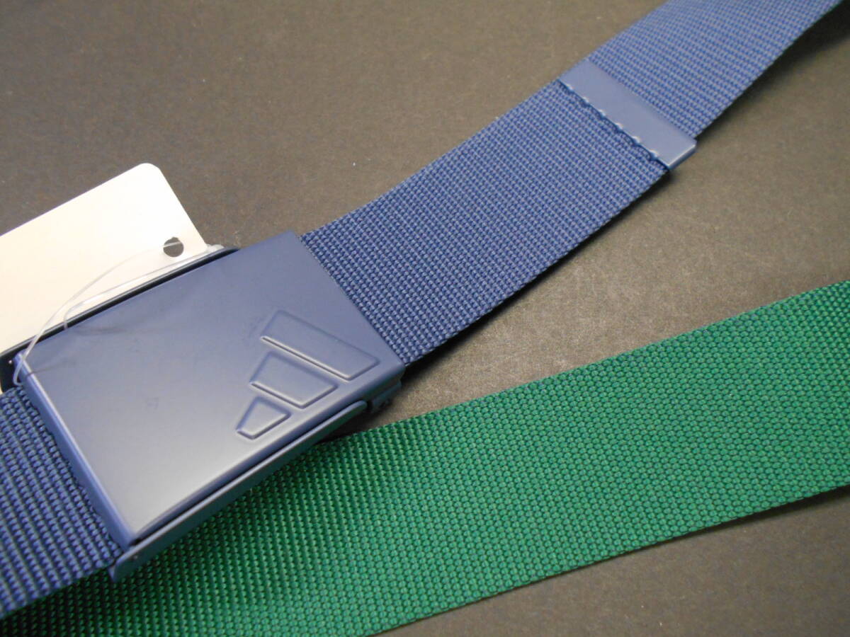 2024 year NEW* Adidas Japan * reversible webbing belt [p lilac bdo ink | college green ]①